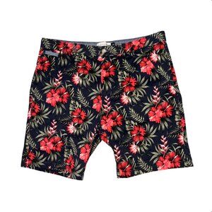 Sz.38*Hudson & Barrow* Tropical Print Burmuda Shorts